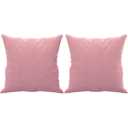 Rosa Samt Sofa mit Armlehne – 3-Sitzer Couch 180cm