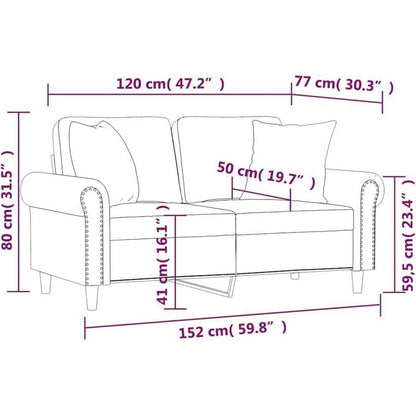 2-Sitzer Sofa mit Schlaffunktion, Gelb, Samt, 120cm