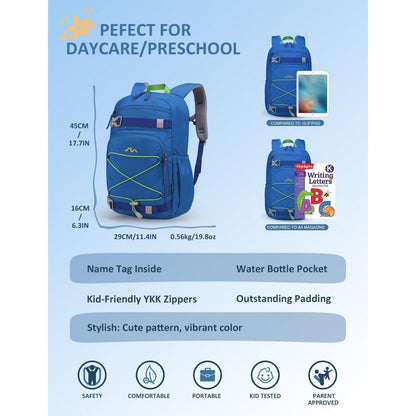 Kinderrucksack 18L – Dunkelblau für Schule & Wanderungen