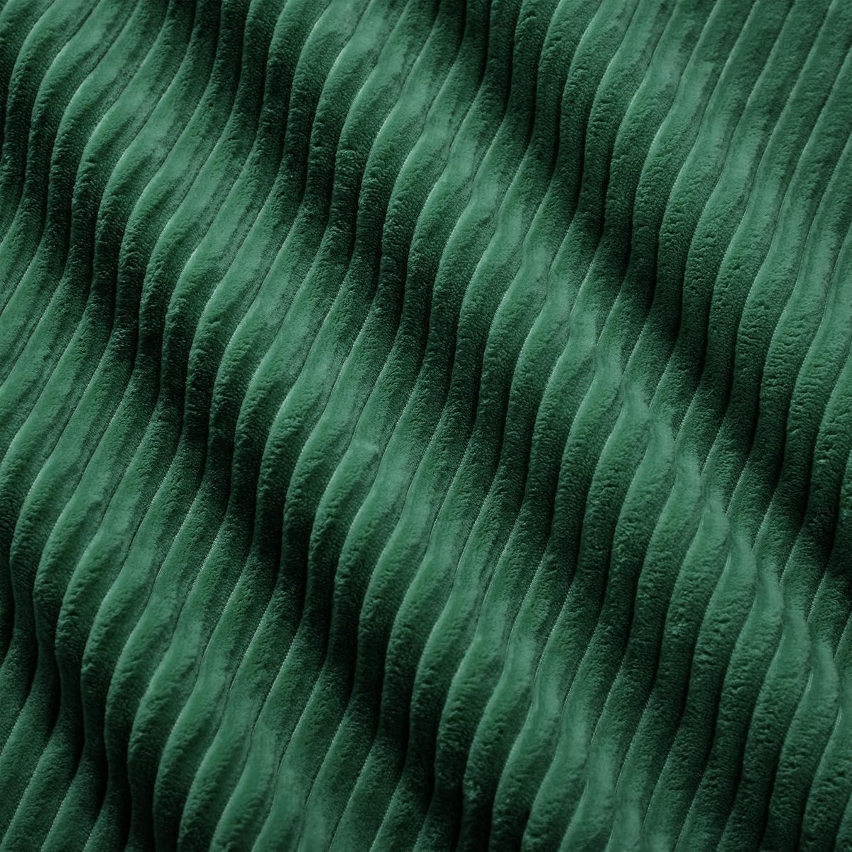 Modularer 4-Sitzer Cord-Sofa | Tiefsitz, Grün