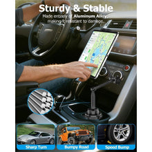 Flexibler Tablet-Halter für Auto, Wohnmobil & Co.