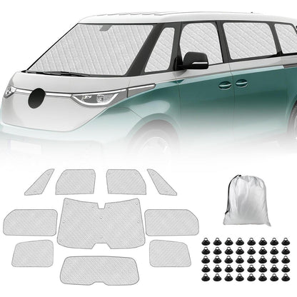 Thermomatte VW ID Buzz 2022-2026 LWB – Sonnenschutz & Isolierung