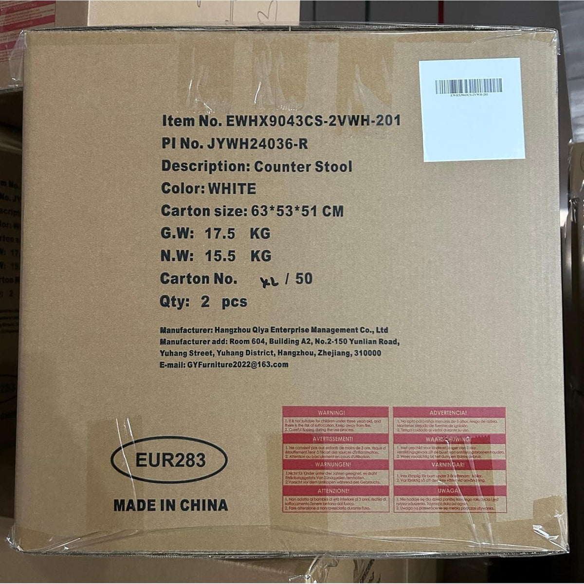 Retro Esszimmerstühle 2er Set Grau mit Chenille-Bezug