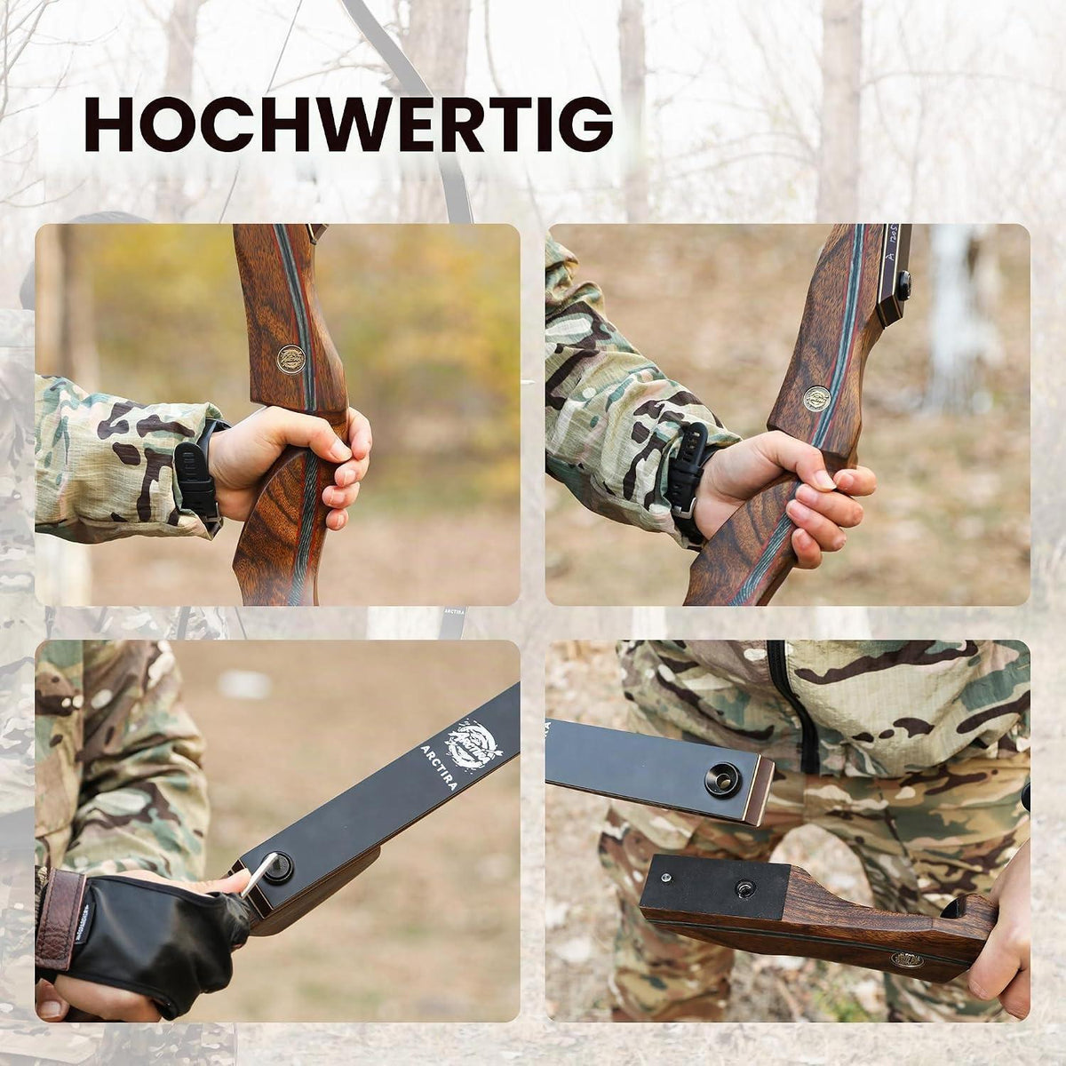 Recurve Bogen Takedown 50lbs – Set für Anfänger & Profis