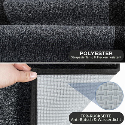Waschbarer Teppichläufer 80x243 cm – Rutschfest & Saugfähig