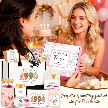 40. Geburtstag Geschenkset Vintage 1986 für Frauen 8tlg.