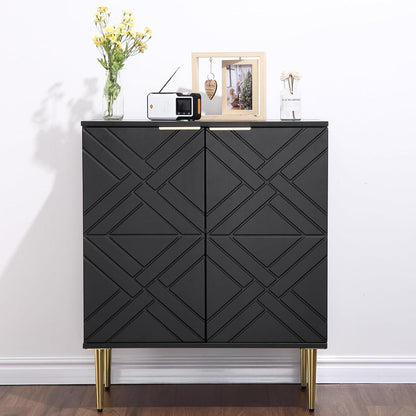Sideboard Kommode Schwarz – Stilvolle Anrichte mit Stauraum