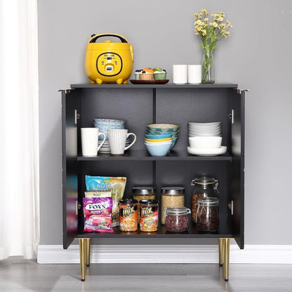 Sideboard Kommode Schwarz – Stilvolle Anrichte mit Stauraum