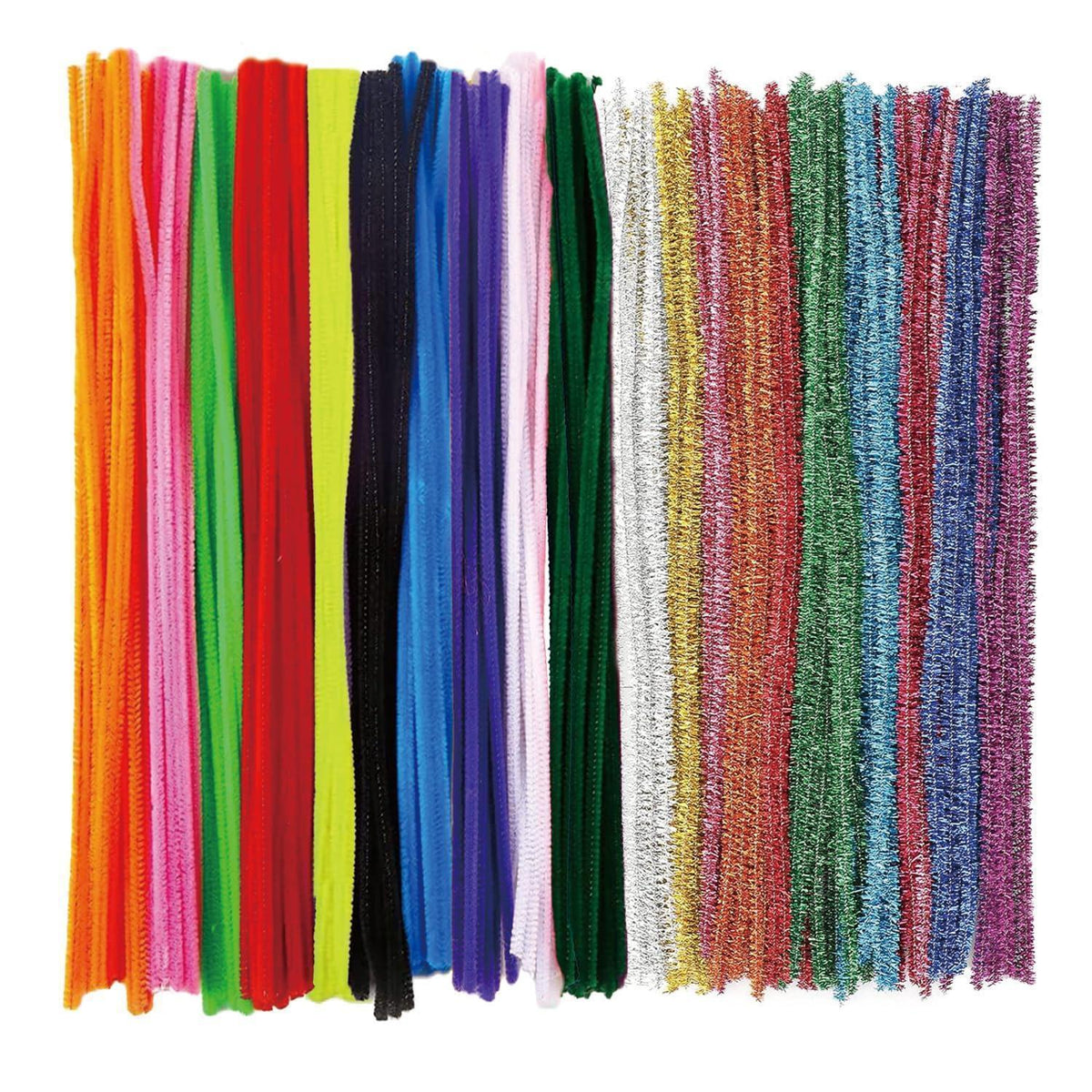 200 Pfeifenreiniger Bunt – Bastelset für Kinder & DIY Projekte