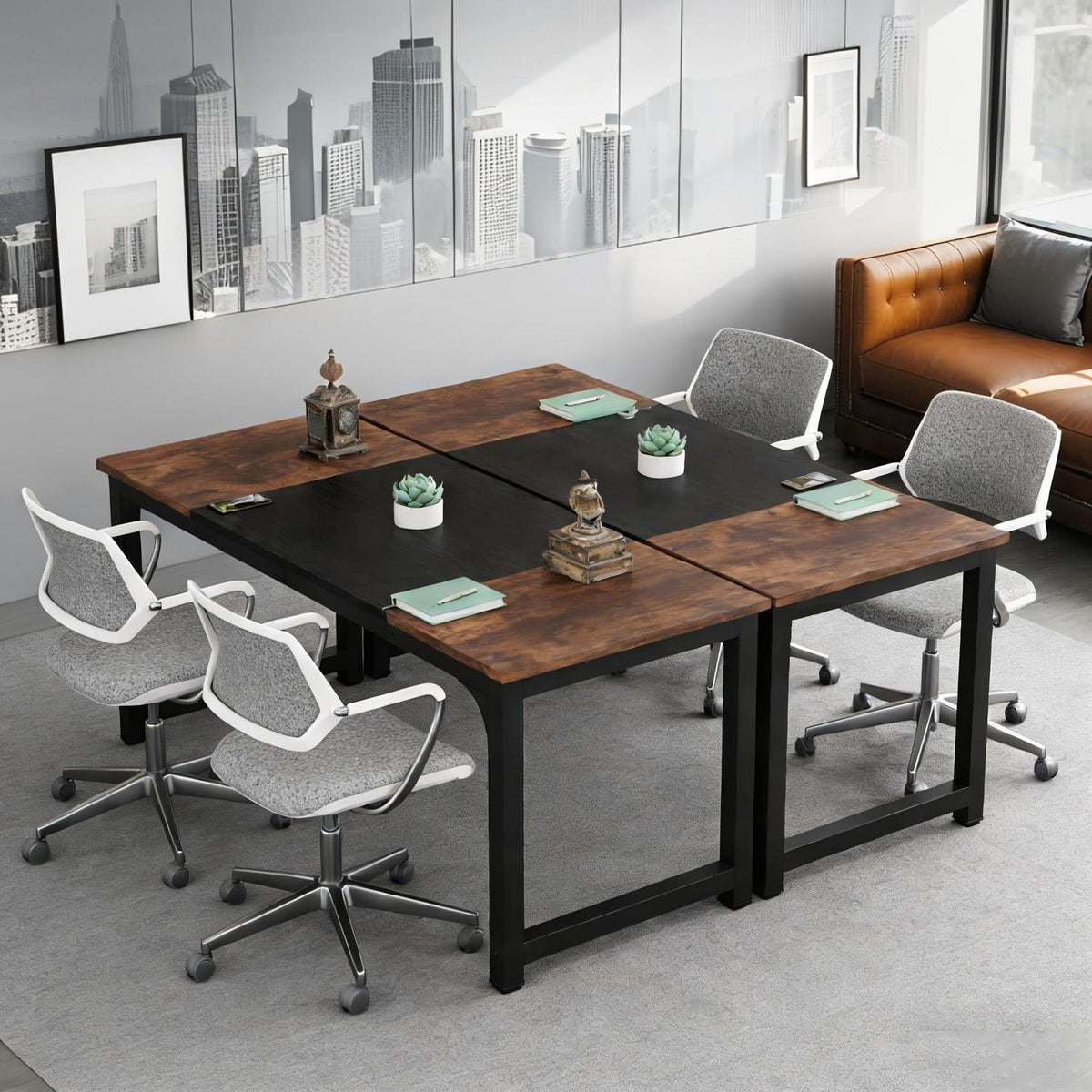 Arbeitstisch 160x80 cm – Rustikaler Bürotisch für Home Office