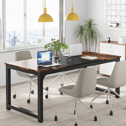 Arbeitstisch 160x80 cm – Rustikaler Bürotisch für Home Office