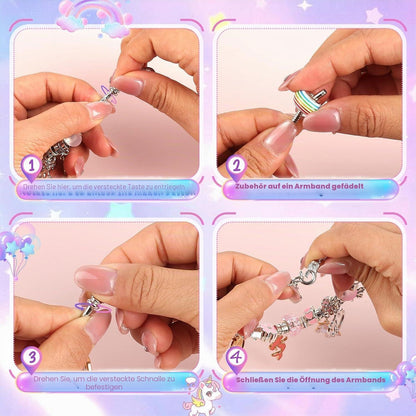 DIY Armband Set mit Perlen & Anhängern – Schmuck Basteln