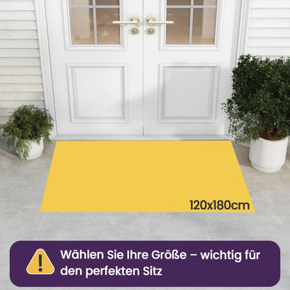 Fußmatte dunkelgrau 120x180 cm – rutschfest & Schmutzfang