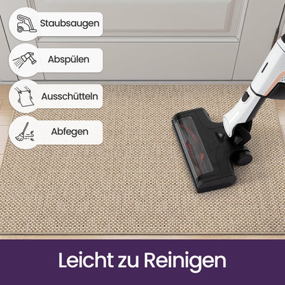 Schmutzfangmatte Innen 120x180 cm – Rutschfest & Beige