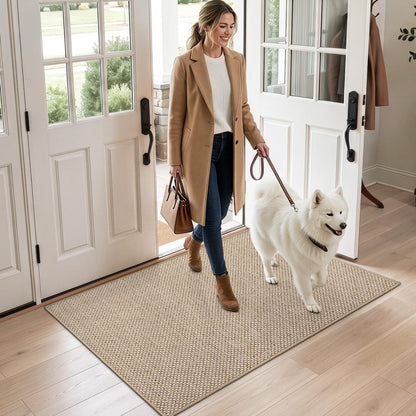 Schmutzfangmatte Innen 120x180 cm – Rutschfest & Beige