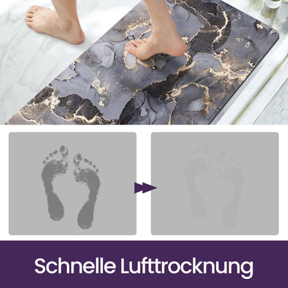 Rutschfeste Badematte 50x80 cm - Super Saugfähig & Schnelltrocknend