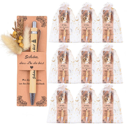 10er Set Gastgeschenke Geburtstag – Dankeschön Kugelschreiber