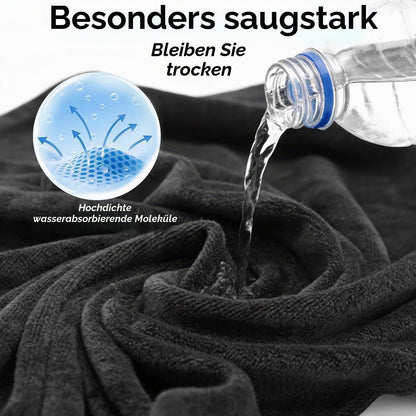 Fitness Handtuch Mikrofaser mit Reißverschlusstasche