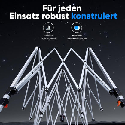 Faltpavillon 3x6m wasserdicht mit Seitenwänden & UV-Schutz