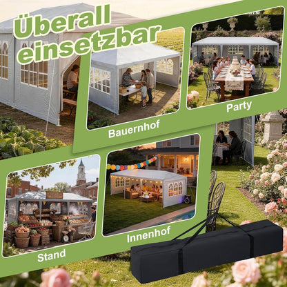 Wasserdichter Faltpavillon 3x6m – Partyzelt für Garten & Events