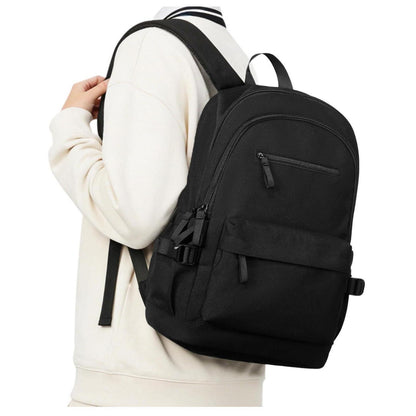 Schulrucksack Schwarz Wasserdicht mit Laptopfach für Teenager