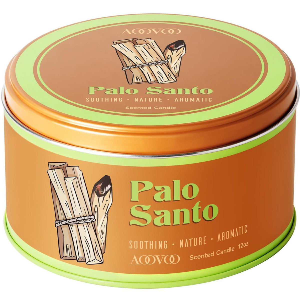 Duftkerze Palo Santo 3 Docht Sojawachs mit Kristall