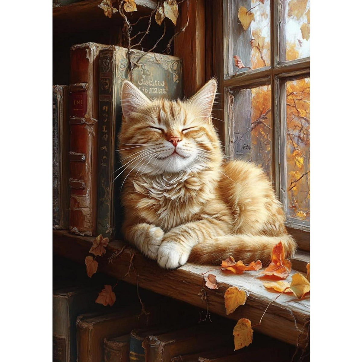 5D Diamant Painting Katze – DIY Mosaik Set für Erwachsene & Anfänger