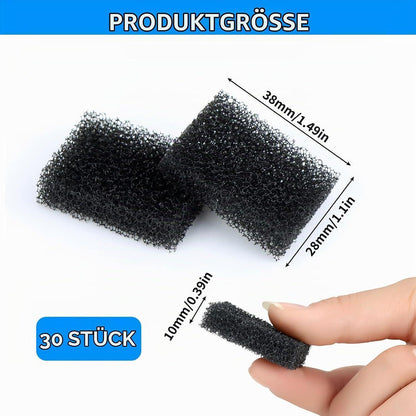 30x Ersatzfilter für Katzenbrunnen – Trinkbrunnenfilter Schaumstoff