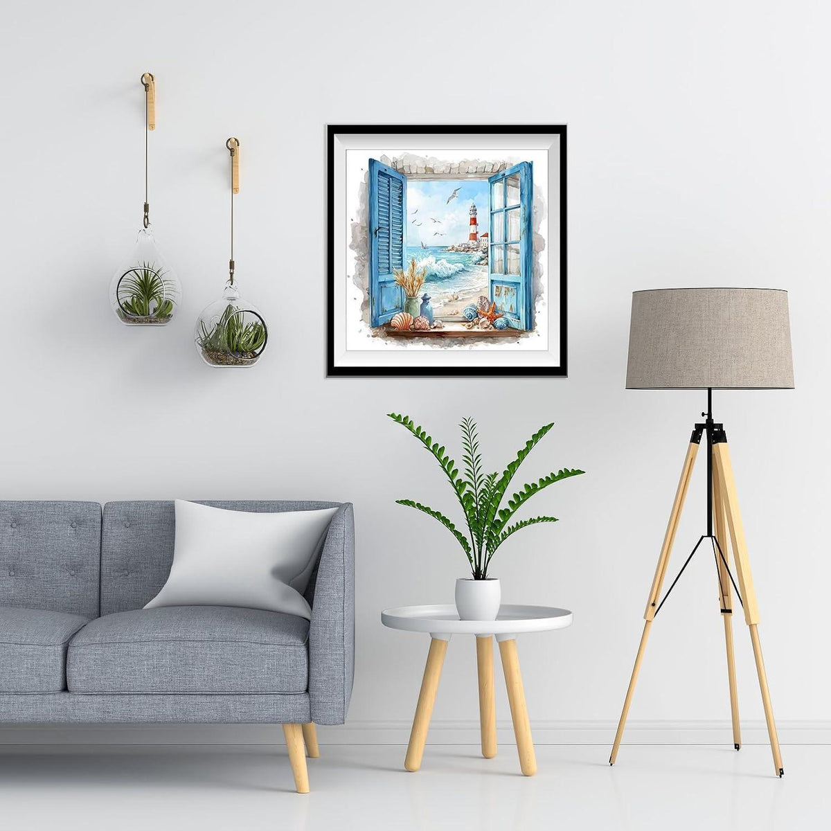 5D Diamantmalerei Landschaft – Vollständig bestickt, 30x30cm