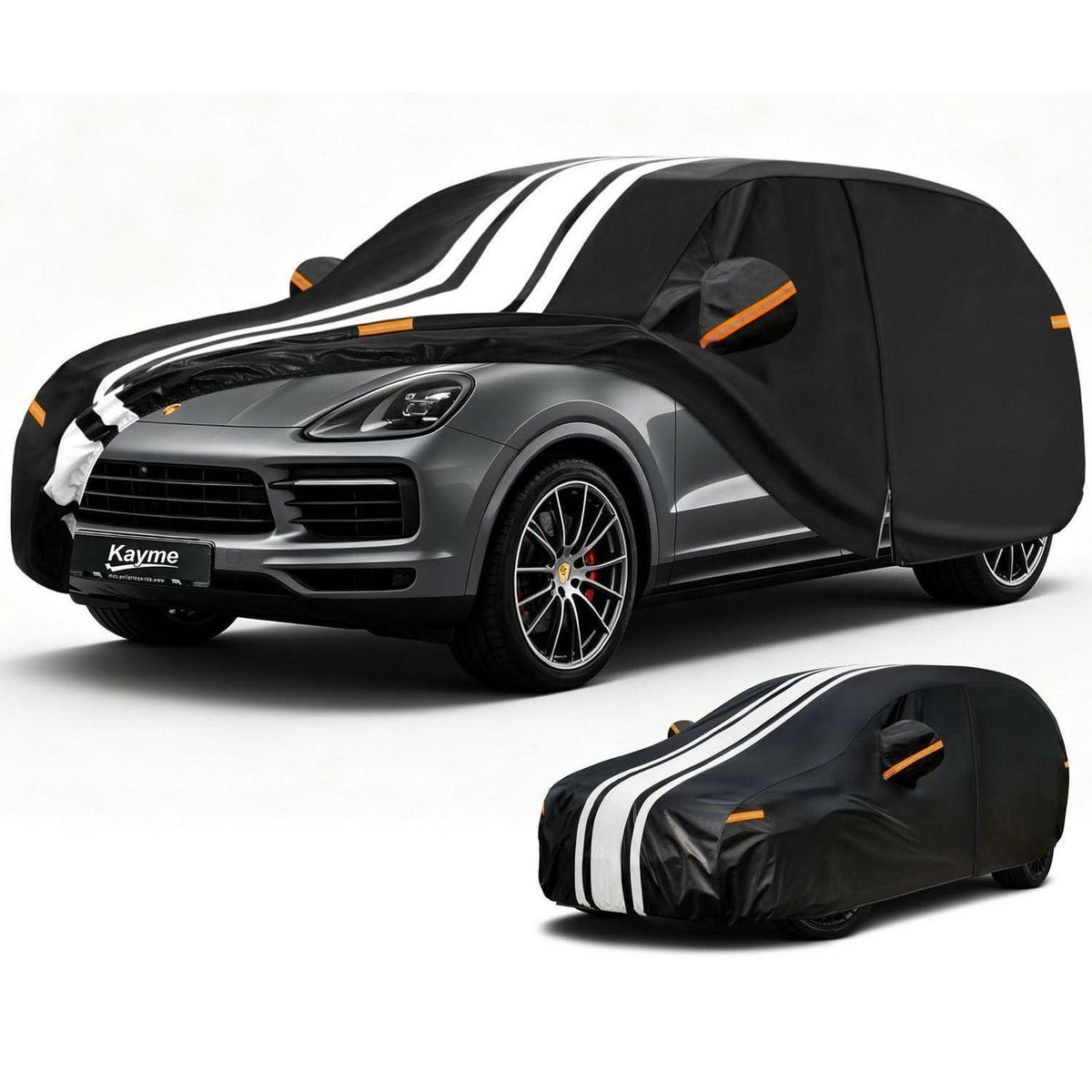 Robuste SUV Autoabdeckung Wasserdicht – Schutz vor Regen, Schnee & UV-Strahlen (485-510cm)