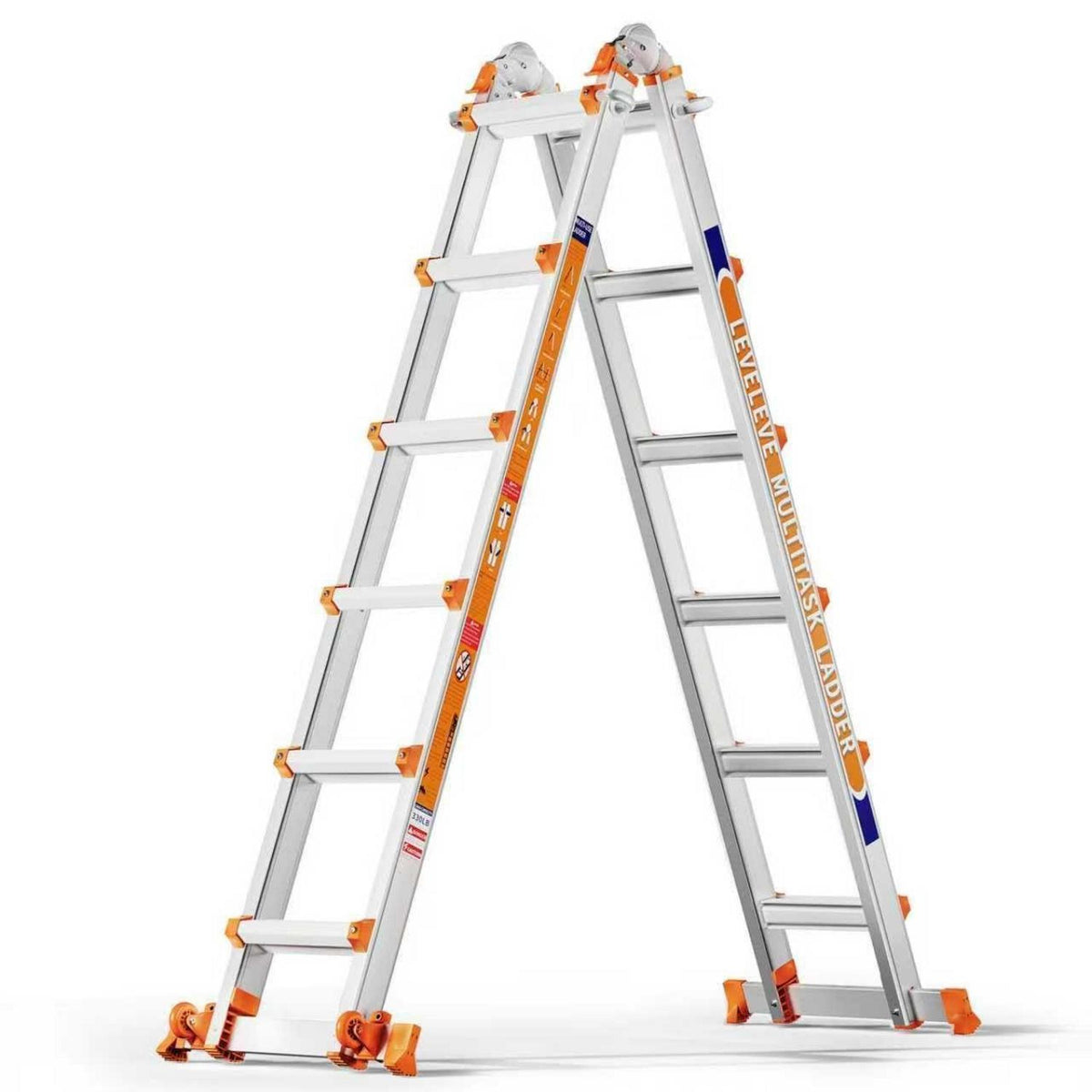 6m Ausziehleiter mit Stabilisator & Rollen – Vielseitig & Sicher