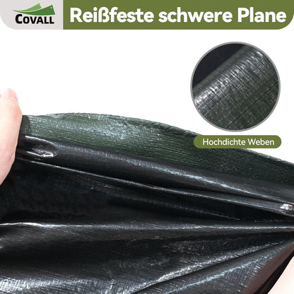 Schwerlast-Abdeckplane 6x8m – Wasserdicht, UV-Beständig & Reißfest