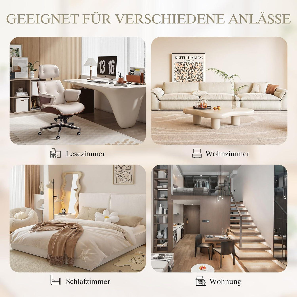 Ohrensessel Relaxsessel Schwarz – Bequemer Lesesessel mit Stauraum