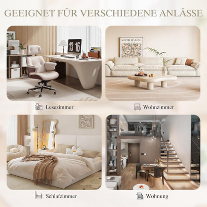 Ohrensessel Relaxsessel Schwarz – Bequemer Lesesessel mit Stauraum