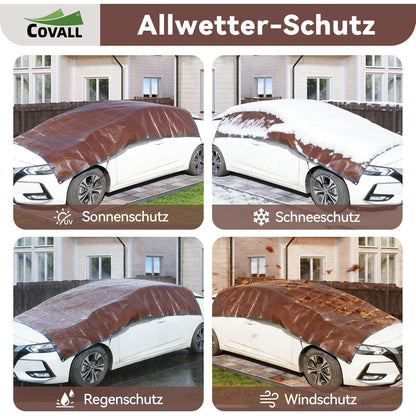 Schwere Abdeckplane 3x5m | 280g/m² | Reißfest & Wasserdicht