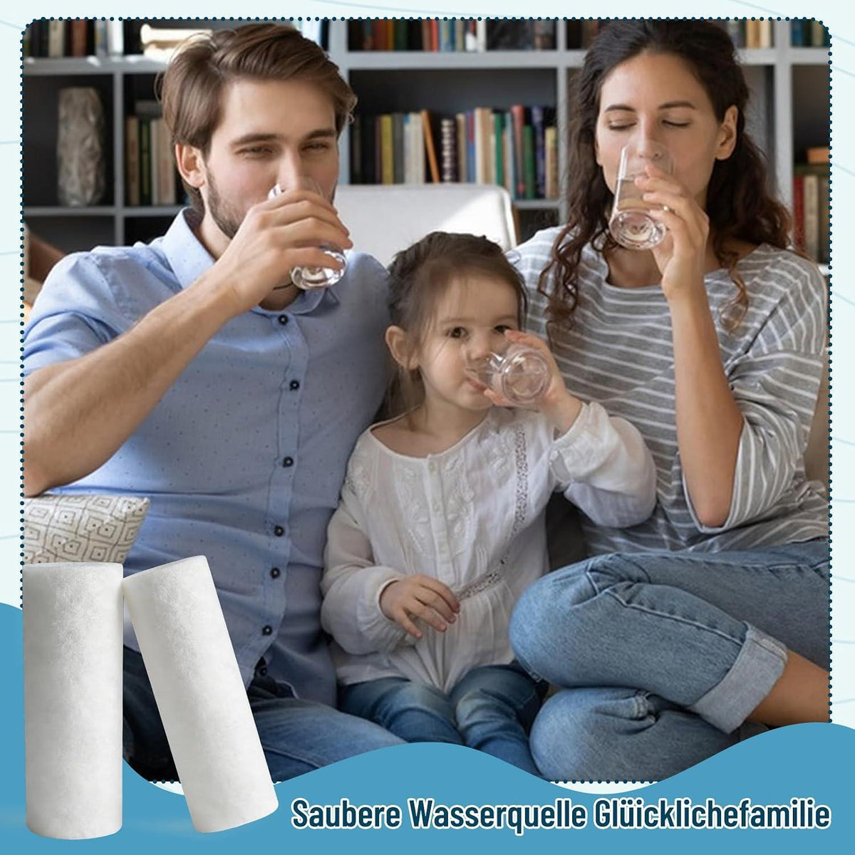2x Ersatzfilter 80µm für Hauswasserfilter – Feinfilter Kerzen