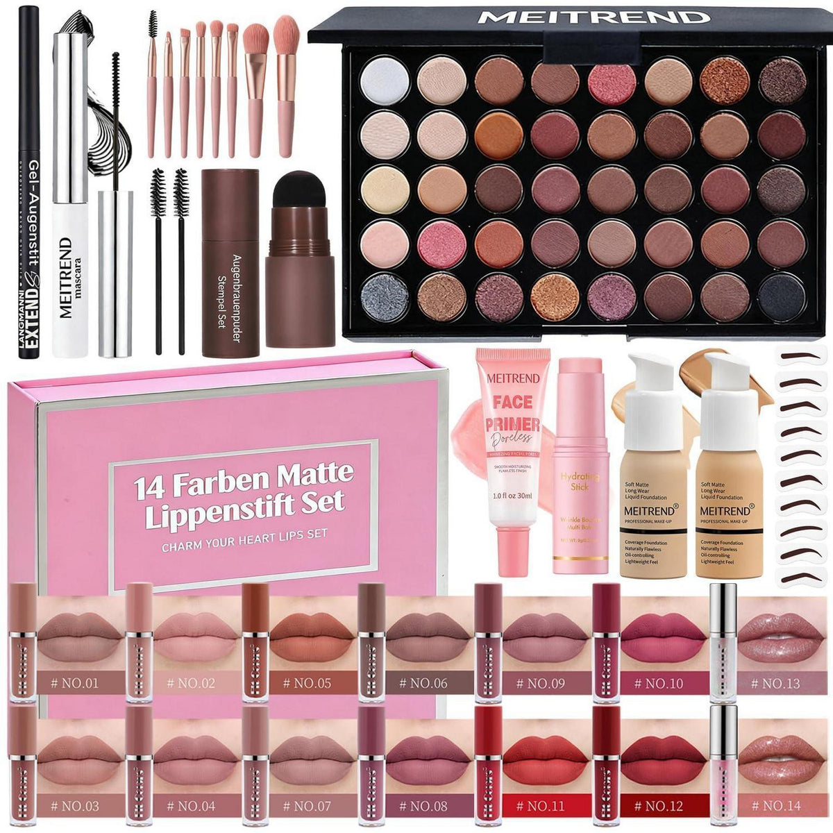 Komplettes Make-Up Set für Frauen – Schmink Geschenkset