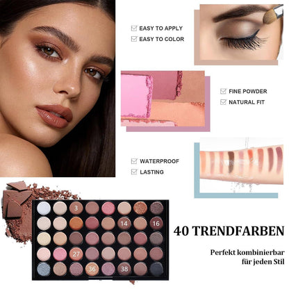 Make-Up Set für Frauen – 40 Farben Lidschatten & Kosmetik Geschenk