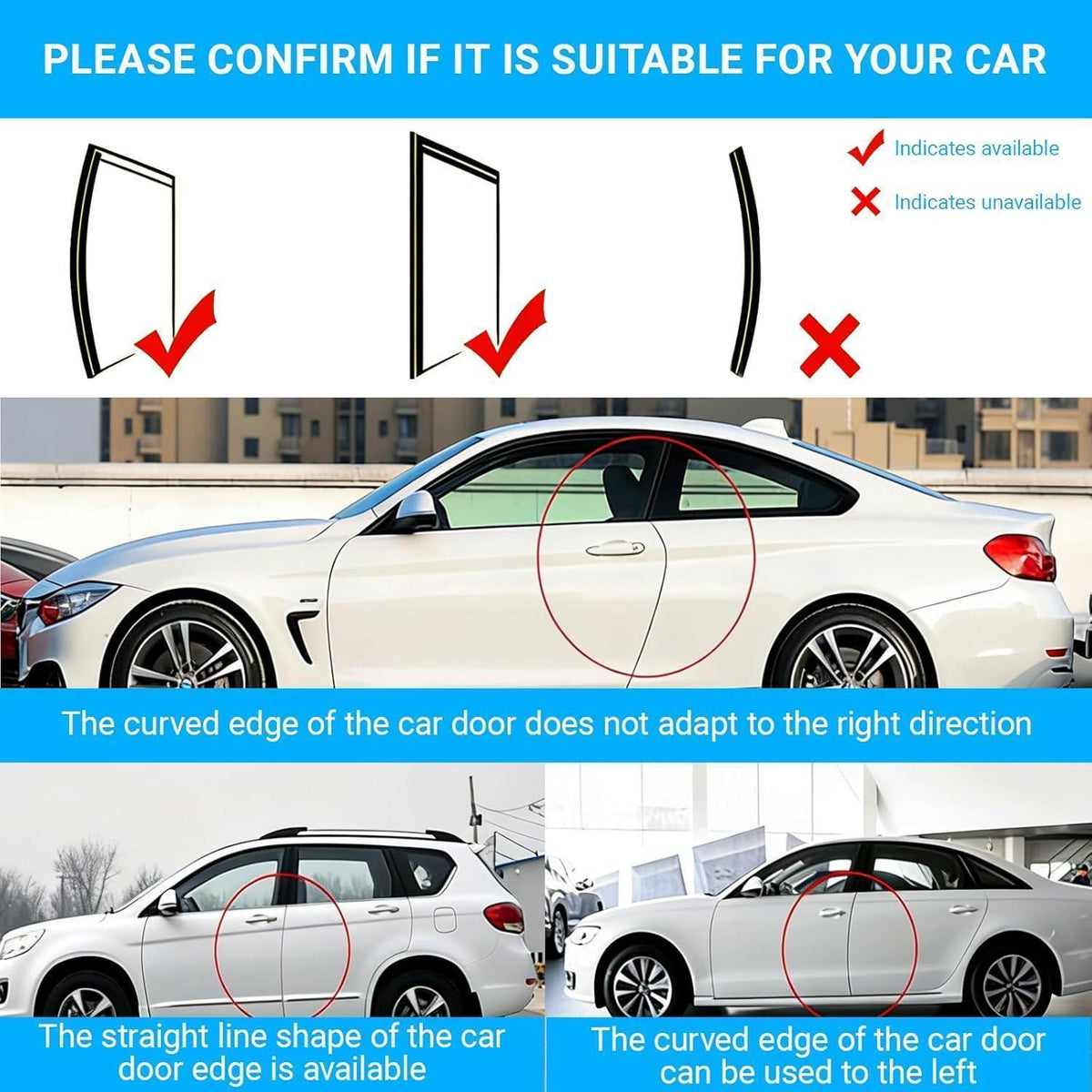Transparent Türkantenschutz für Auto – Kratzschutz & Dekor