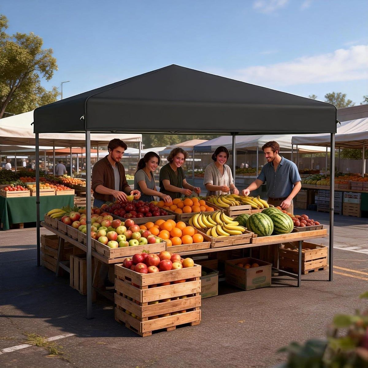 Pop-Up Pavillon 3x3m mit One-Touch – Faltzelt für Garten & Events