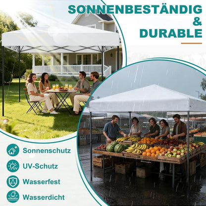 Pop-Up Pavillon 3x3m mit One-Touch – Faltzelt für Garten & Events