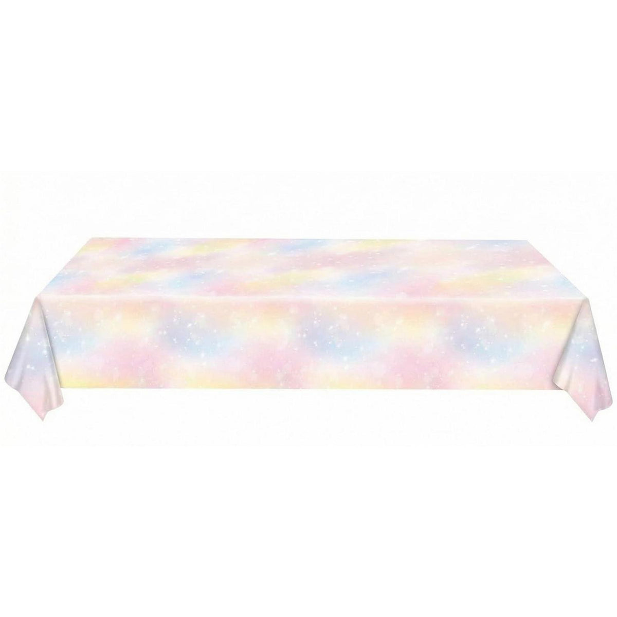 2x Regenbogen Tischdecke Farbverlauf Partydeko 137x274cm