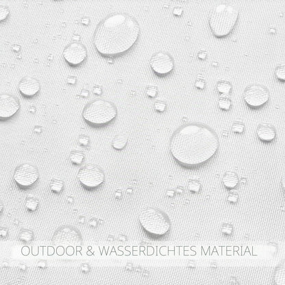 2er Set Outdoor Kissenbezug Orange Dahlien 40x40 cm