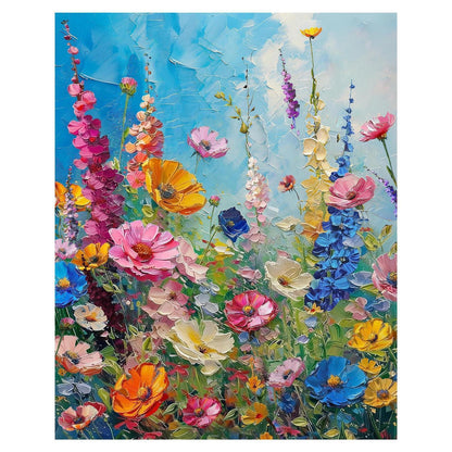 Malen nach Zahlen Erwachsene Blumen auf Leinwand 40x50 cm