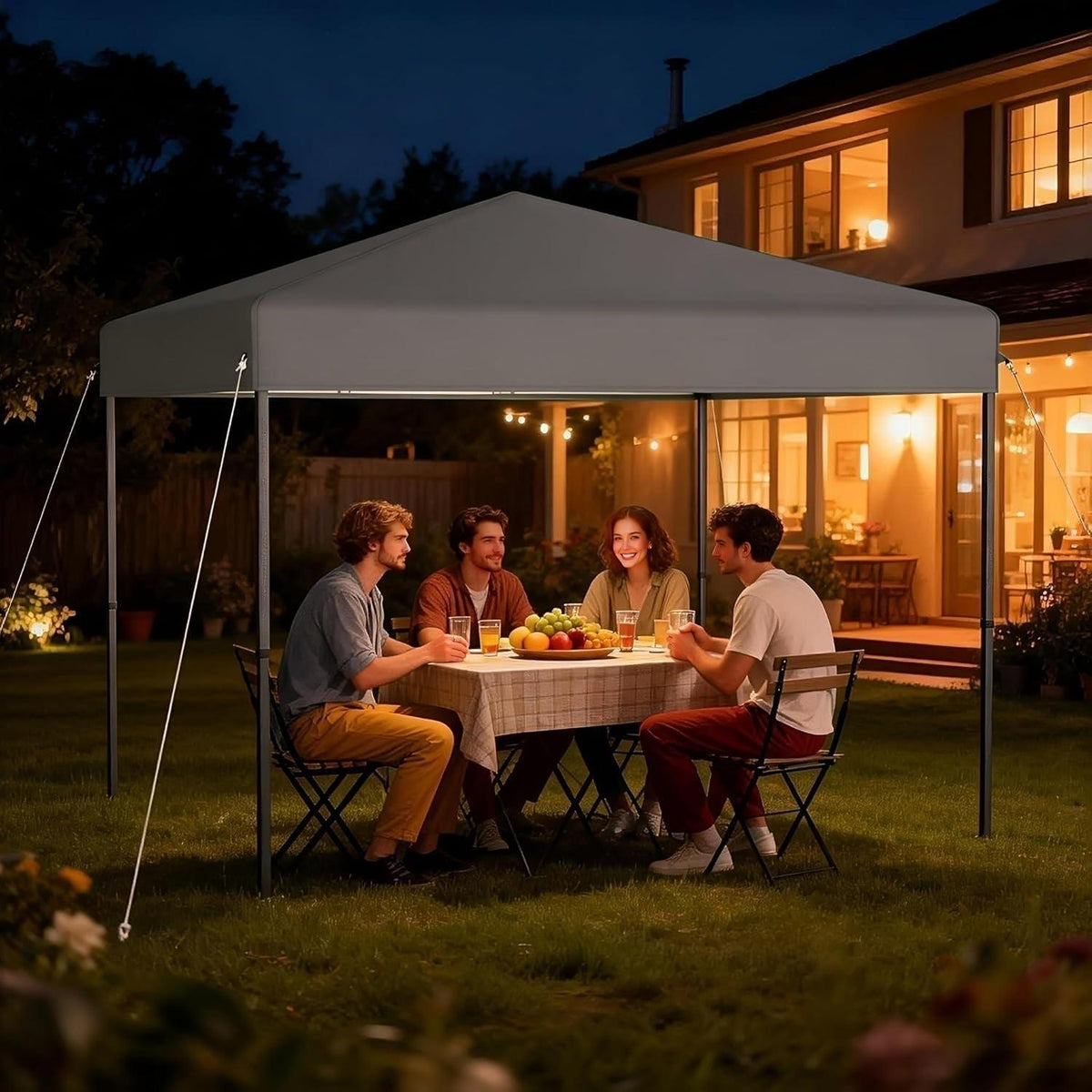 3x3m Pop Up Pavillon – Wasserdicht & Stabil für Garten & Camping
