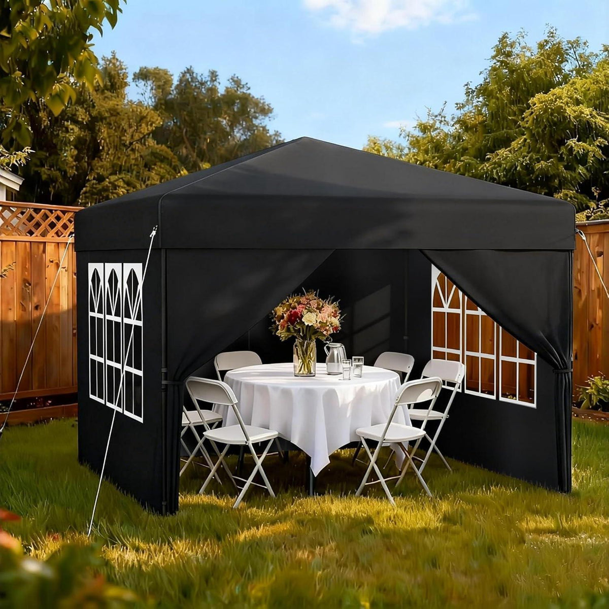 Pop Up Pavillon 2.5x2.5m – Wasserdicht & UV-Schutz