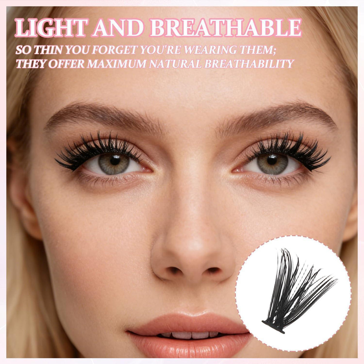 DIY Wimpern Cluster Set – 560 Stück für Volumen & Länge