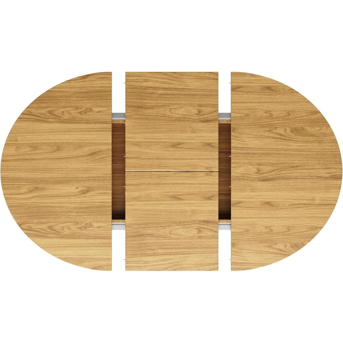 Runder Esstisch Ausziehbar Holz 118-158 cm – Platz für 6 Personen