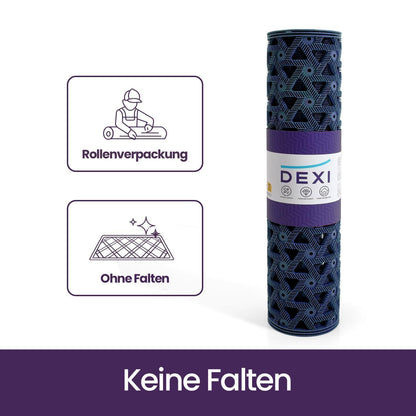 Fußmatte Outdoor 81x122 cm – Rutschfest & Wetterfest Marineblau