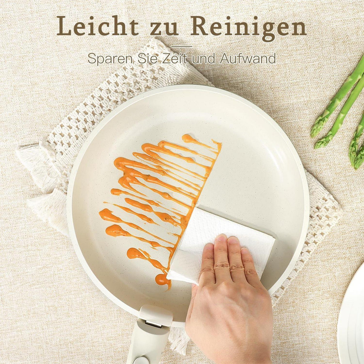 15-teiliges Granit-Kochgeschirr Set mit Antihaftbeschichtung